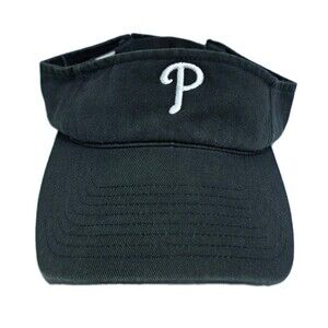 Philadelphia Phillies Twin Enterprises Strapback Visor Hat Cap Black White